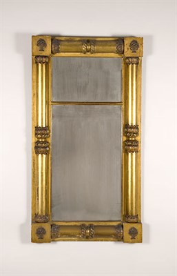 Lot 2335 - Classical Gilt-Wood Pier Mirror Second quarter...