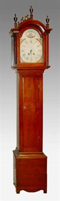 Lot 2038 - Federal Inlaid Cherry Tall Case Clock New...