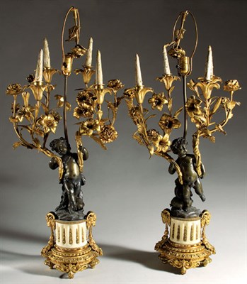 Lot 3370 - Pair of Transitional Louis XV/XVI Style Gilt...
