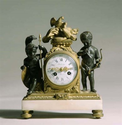 Lot 3160 - Louis XVI Style Gilt and Patinated-Bronze and...
