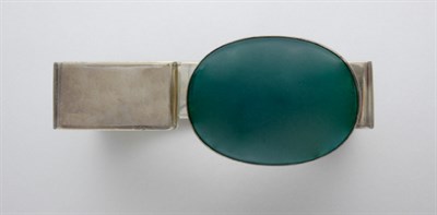 Lot 554 - Large Silver Cuff Bangle