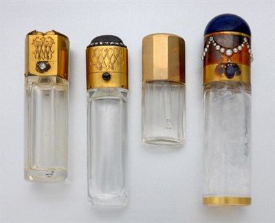 Lot 548 - Four Antique Scent Bottles