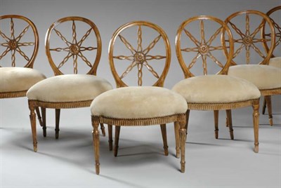 Lot 1098 - Set of Six George III Walnut Dining Chairs In...