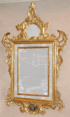 Lot 1134 - Italian Rococo Gilt-Wood Mirror 18th Century...