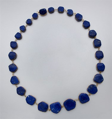 Lot 551 - Lapis Necklace