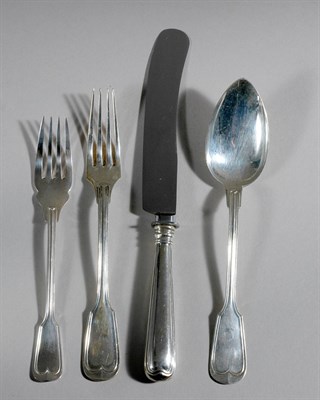Lot 3351 - German Silver Flatware Service Approximately...