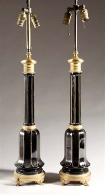 Lot 3159 - Pair of Bohemian Style Gilt-Metal Mounted...