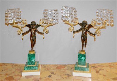 Lot 3343 - Pair of Neoclassical Style Gilt and...