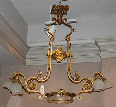 Lot 3501 - Transitional Louis XV/XVI Style Gilt-Bronze...