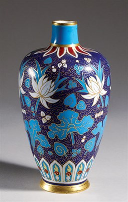 Lot 3427 - Unsigned Minton Gilt and Enamel Decorated Faux...