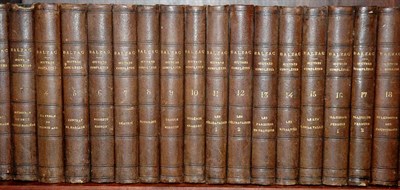 Lot 3224 - [BINDINGS] BALZAC, HONORE DE Oeuvres 45 vols....