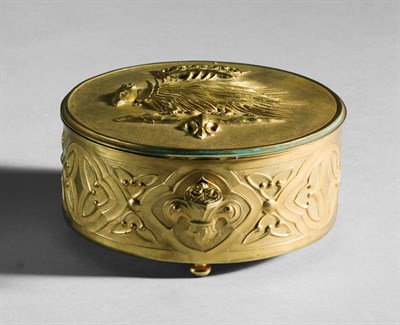 Lot 3118 - Renaissance Style Gilt-Metal Jewelry Box Of...