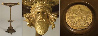 Lot 3731 - Neoclassical Style Gilt and Patinated-Bronze...