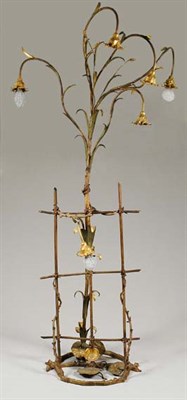 Lot 3368 - Art Nouveau Style Cold Painted Bronze...