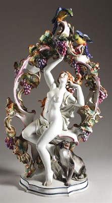 Lot 3387 - Continental Polychrome Decorated Figural Group...