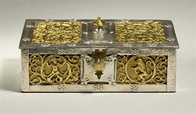 Lot 3438 - Oscar Bach Style Parcel Gilt and Pewter...