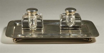 Lot 3207 - Tiffany & Co. Makers Sterling Silver and Glass...