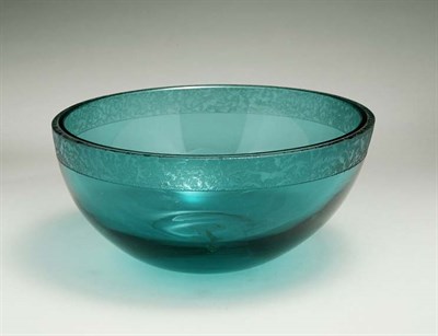Lot 3457A - Art Deco Style Acid Etched Glass Bowl Of...