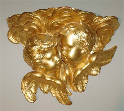 Lot 3103 - Italian Gold Painted and Carved Wood Bracket...