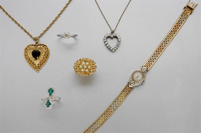Lot 33 - Assorted Gold and White Gold and Metal Jewelry