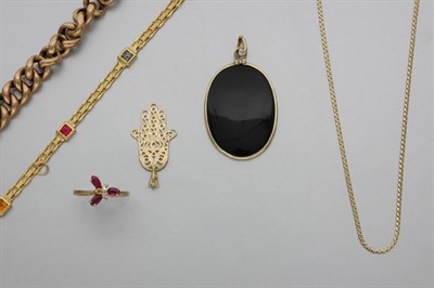 Lot 52 - Assorted Gold and Metal Jewelry
