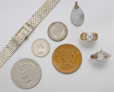 Lot 59 - sGroup of Assorted Coin and Metal Jewelry
