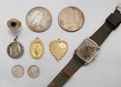 Lot 71 - Group of Assorted U.S. Coins and Jewelry