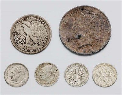 Lot 82 - One U.S. Silver Dollar and Assorted U.S. Silver Coins