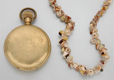 Lot 93 - A Hunting Cased Pocket Watch and Miscellaneous Jewelry