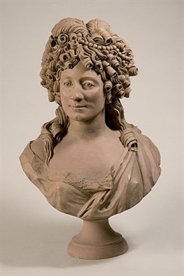 Lot 1549 - Louis XVI Style Terra Cotta Bust of a Lady...