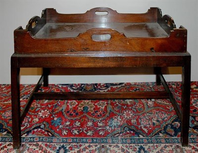Lot 3181 - Georgian Style Mahogany Butler's Tray Coffee...