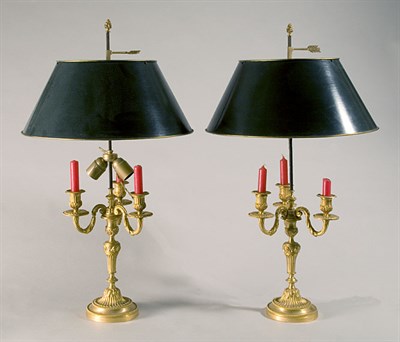 Lot 1515 - Pair of Louis XVI Style Gilt-Bronze...
