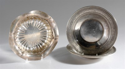 Lot 3373 - Three Sterling Silver Open Vegetable Bowls...