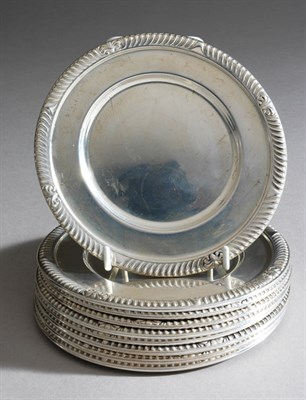 Lot 3380 - Set of Nine Frank Whiting Sterling Silver...