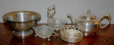 Lot 3388 - Miscellaneous Group of Silver Plated table...
