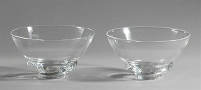Lot 3438 - Pair of Steuben Glass Bowls Height 3 3/4...