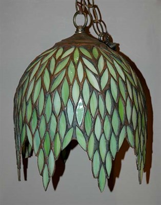 Lot 3511 - Transitional Art Nouveau/Art Deco Style Leaded...