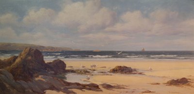 Lot 12 - British School 20th Century Coastal View with...