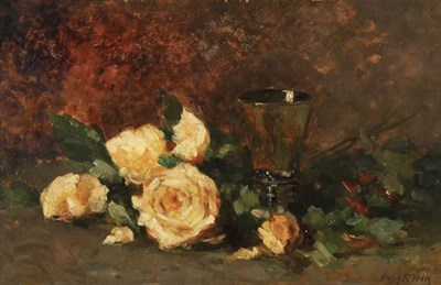 Lot 2425 - Irving Ramsey Wiles 1861-1948 Still Life with...