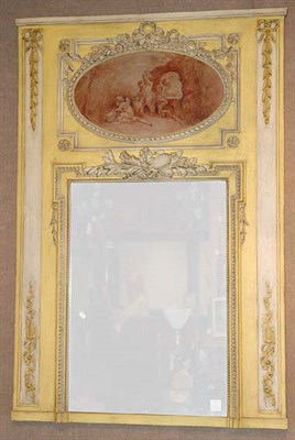 Lot 3469 - Louis XVI Style Painted Trumeau Height 61...