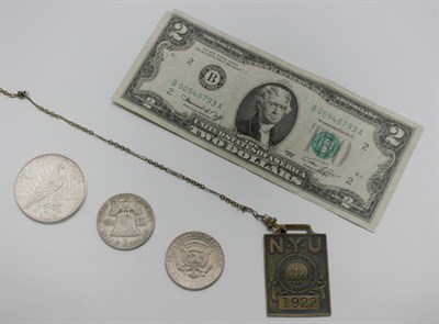 Lot 125 - Group of Assorted U.S. Currency and Coins