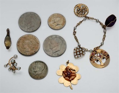 Lot 140 - Group of Jewelry and Coins