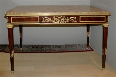 Lot 3736 - Louis XVI Style Gilt-Metal Mounted Mahogany...
