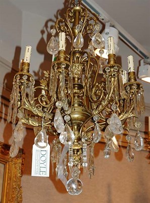 Lot 3503 - Louis XV Style Gilt-Metal Eight-Light...