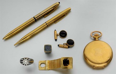 Lot 158 - Group of Gentleman's Jewelry and Items