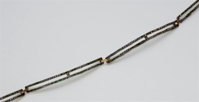 Lot 860 - Emerald and Diamond Necklace