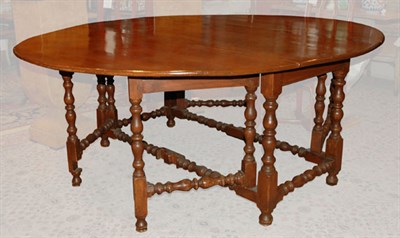 Lot 255 - Georgian Style Fruitwood Drop-Leaf Gate-Leg...