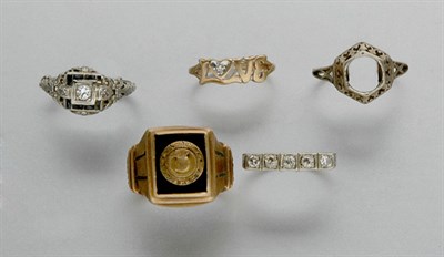 Lot 167 - Five Rings