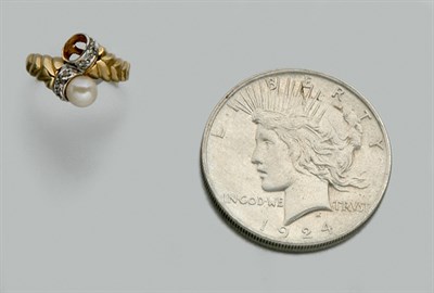 Lot 180 - Ring and One U.S. Silver Dollar