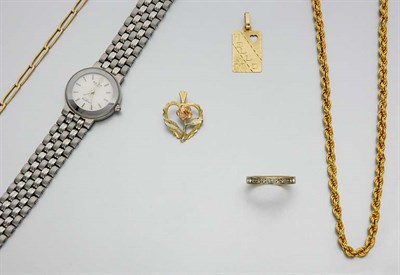 Lot 193 - Group of Assorted Jewelry and Wristwatches